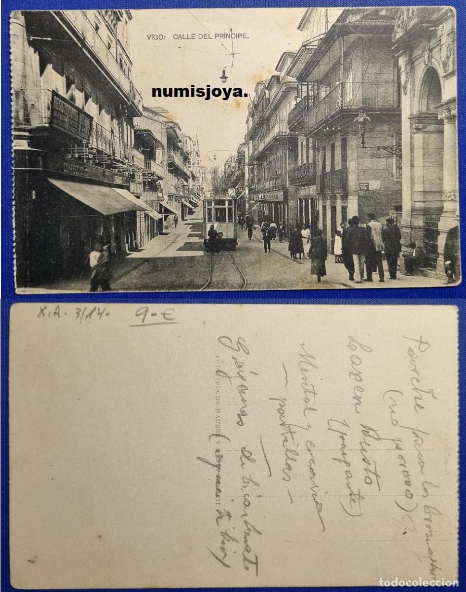 Postales: Postal de VIGO Pontevedra (Espa&ntilde;a) a&ntilde;o 1910. Calle del Principe. Ed. Hauser y Menet.