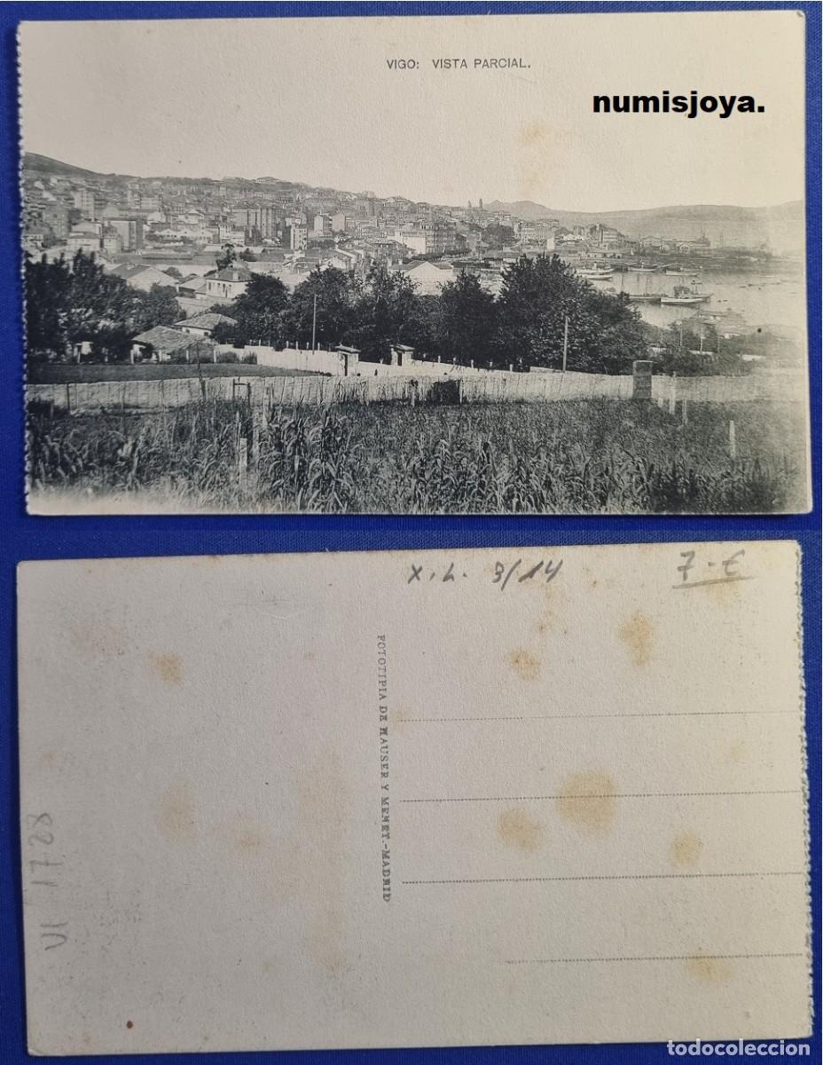 Postales: Postal de VIGO Pontevedra (Espa&ntilde;a) a&ntilde;o 1910. VISTA PARCIAL. HAUSER Y MENET.