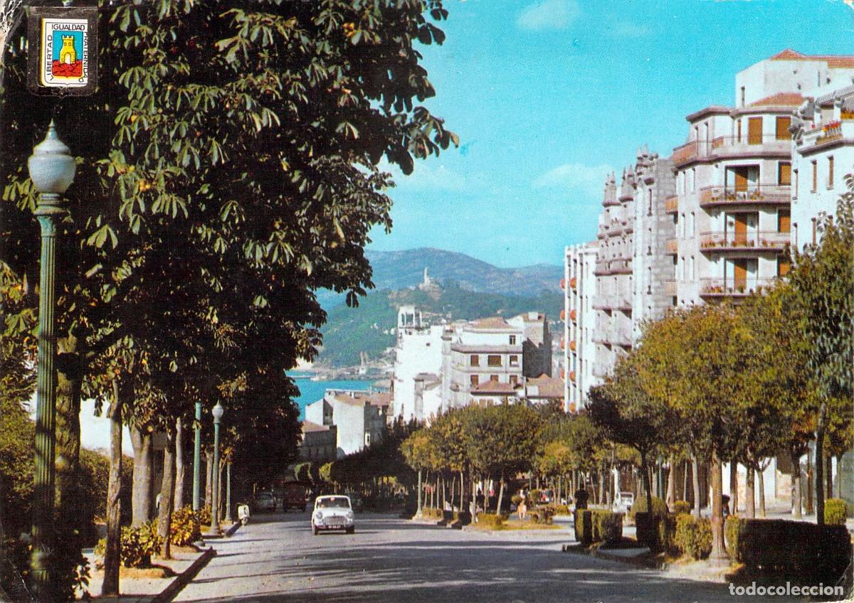 Postales: Postal de la Gran V&iacute;a del General&iacute;simo en Vigo