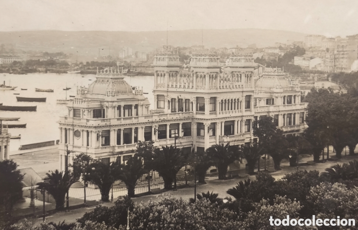 Postales: A CORU&Ntilde;A AVENIDA DE LA MARINA POSTAL FOTOGR&Aacute;FICA CIRCULADA 1930