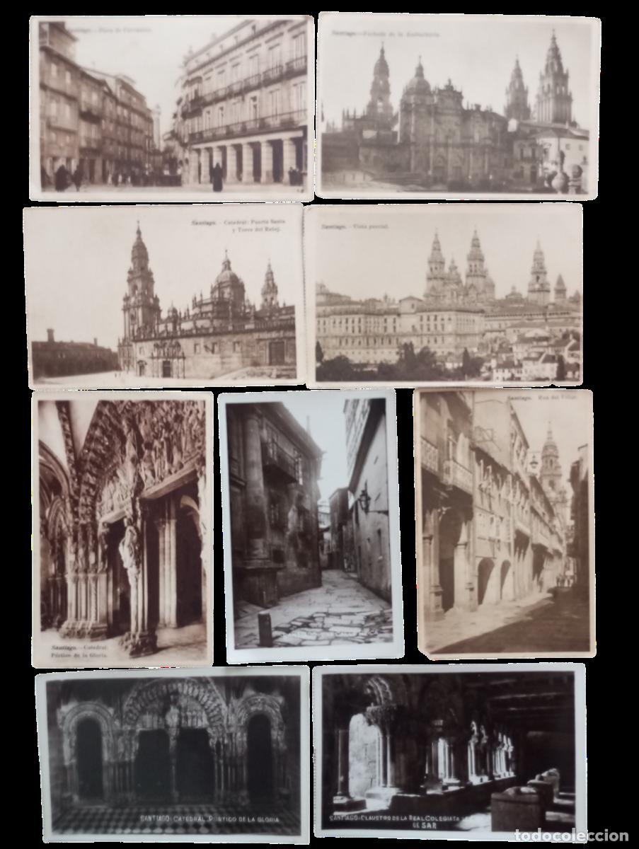 Postales: SANTIAGO DE COMPOSTELA COLECCION 9 POSTALES M30