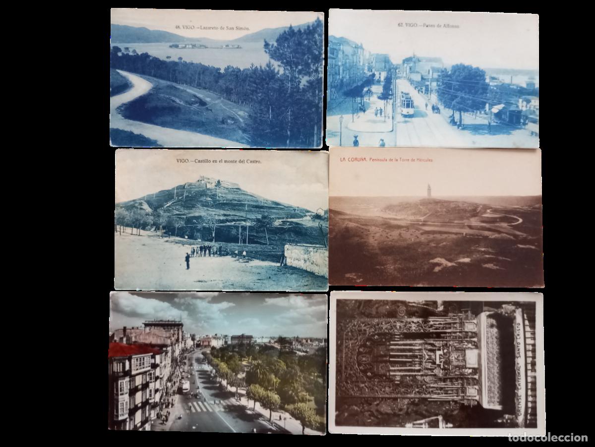 Postales: VIGO Y CORU&Ntilde;A COLECCION 6 POSTALES M30