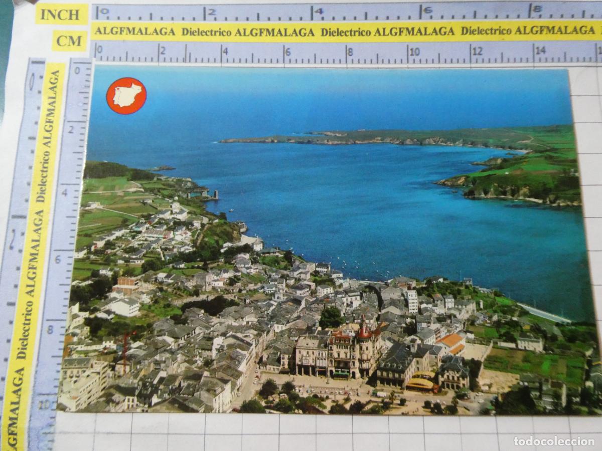 Postales: POSTAL DE LUGO. A&Ntilde;O 1976. RIBADEO VISTA AEREA 876 ALARDE. 2883