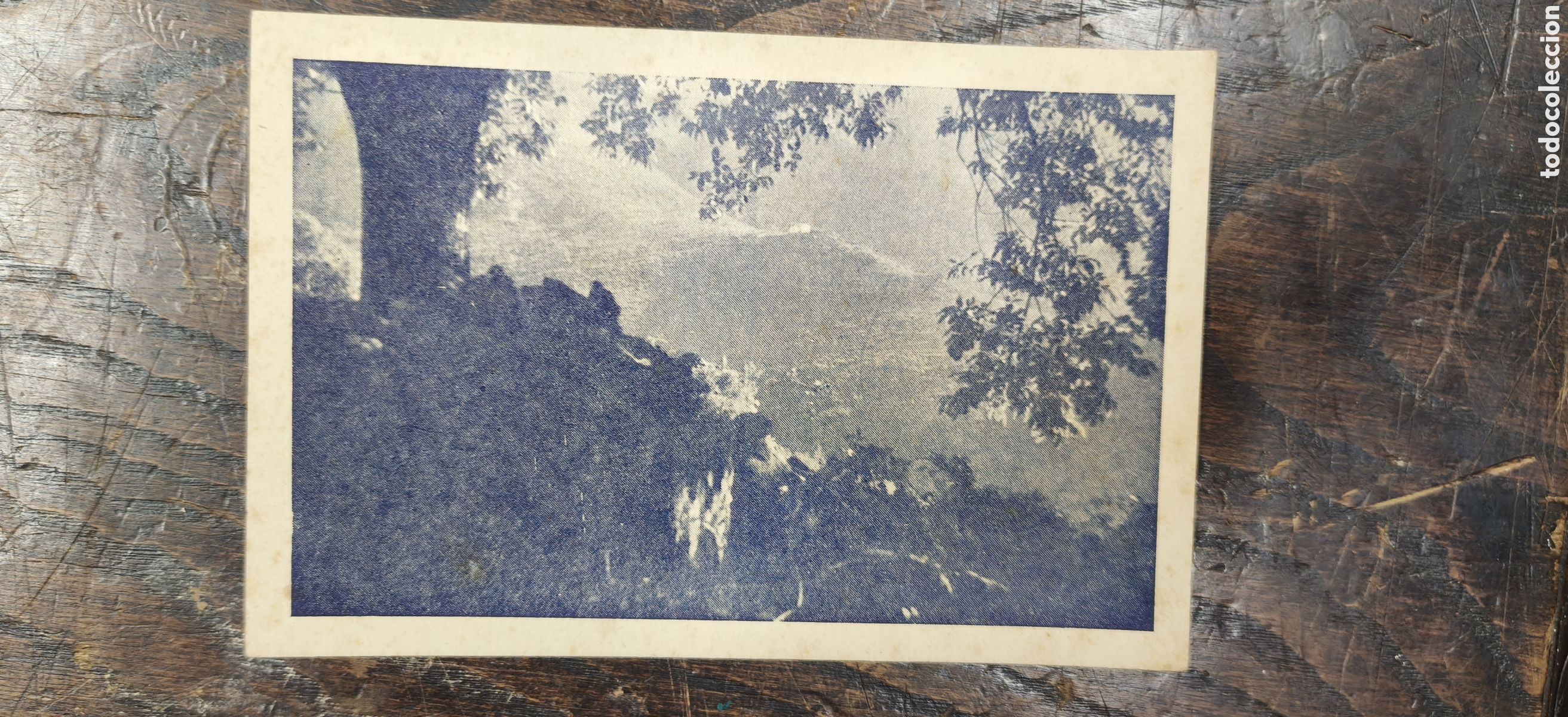Postcards: Antigua Tarjeta Postal Lugo -Balneario de Incio -Panor&aacute;mica, Pico de P&iacute;as-Monocroma Azul-1920 /30