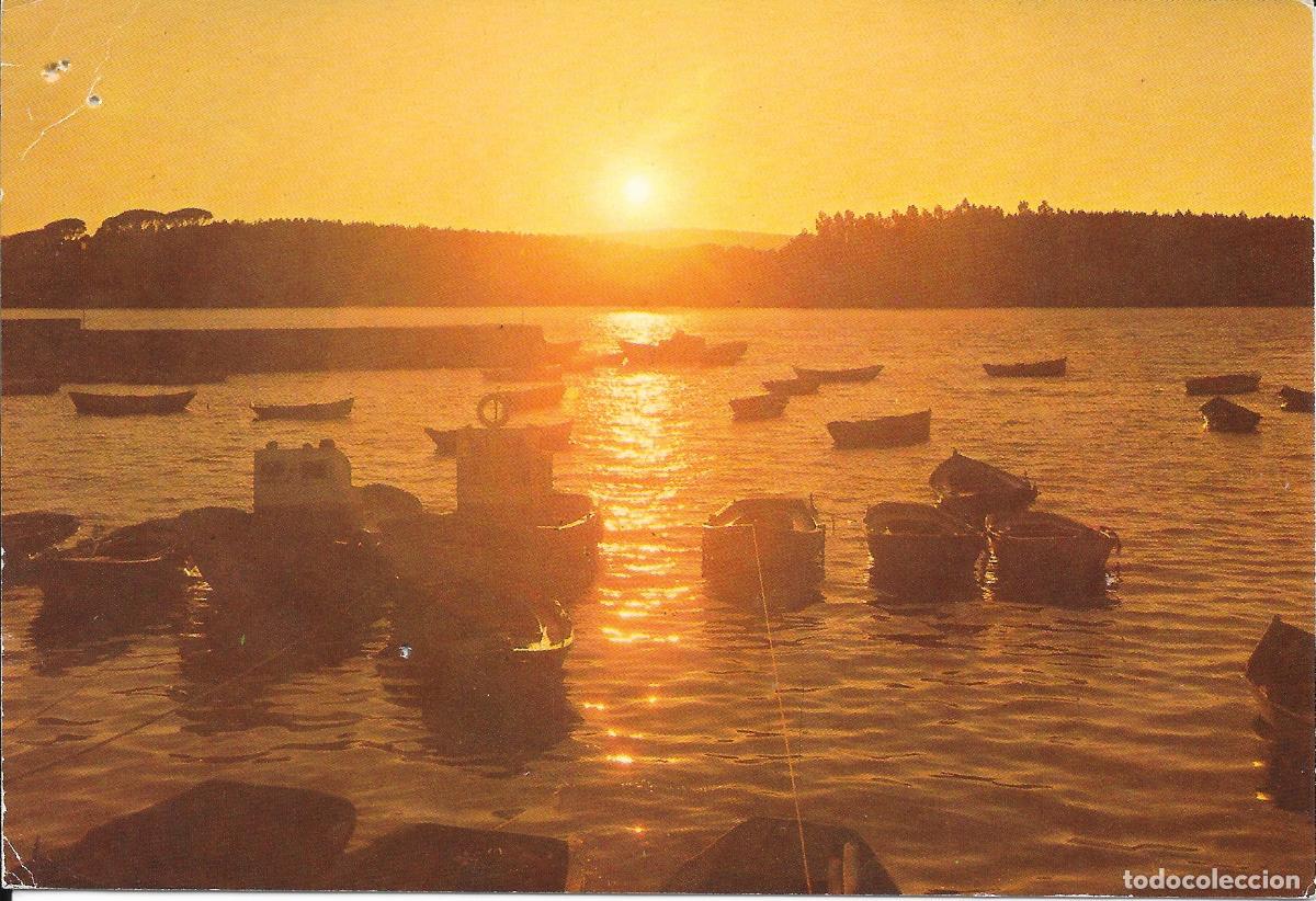 Postales: [POSTAL] Puesta de sol. Galicia (circulada)