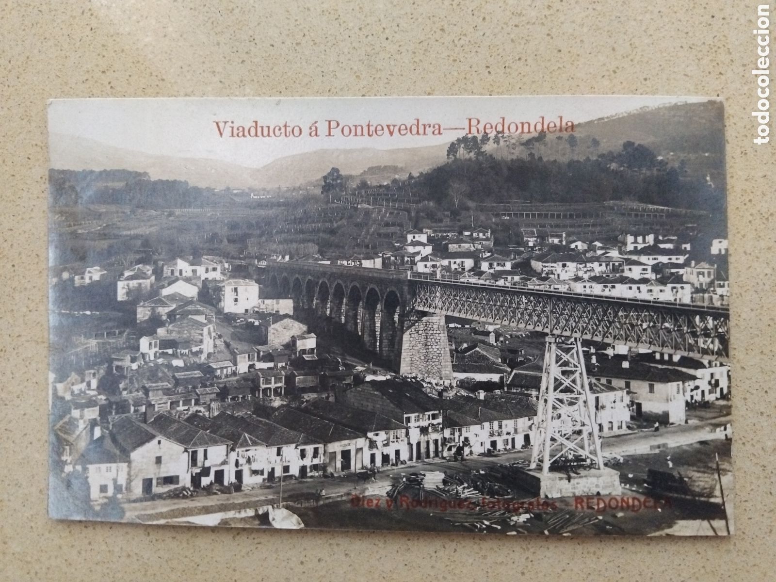 Postales: Postal Redondela. Viaducto a Pontevedra