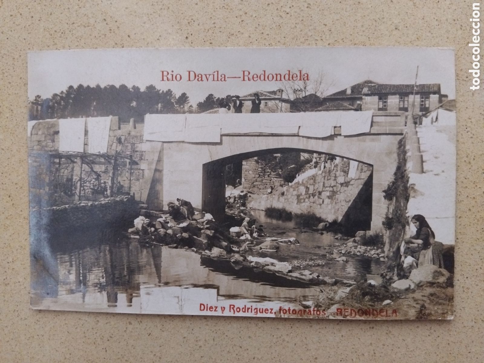 Postales: Postal Redondela. Rio Davila