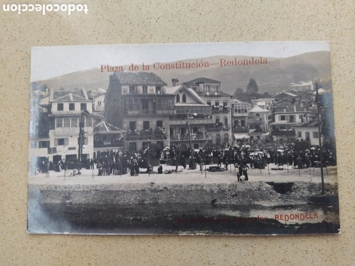 Postales: Postal Redondela. Plaza de la Constituci&oacute;n
