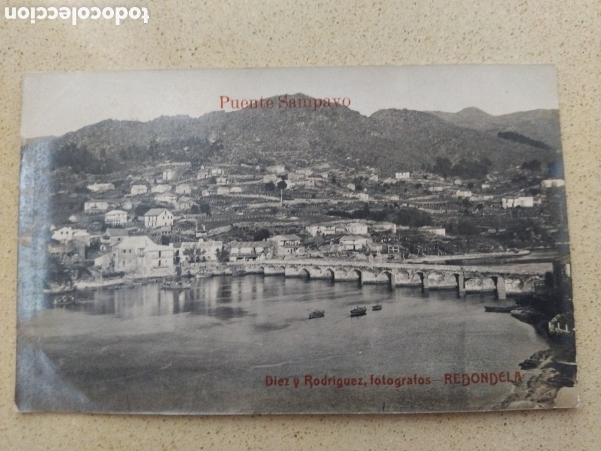 Postales: Postal Redondela. Puente Sampayo