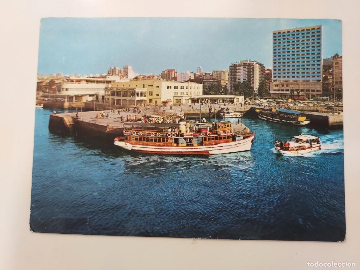 Postales: POSTAL VIGO VISTA PARCIAL (PUERTO VAPOR DE PASAJE). 1973. ESCRITA. PONTEVEDRA