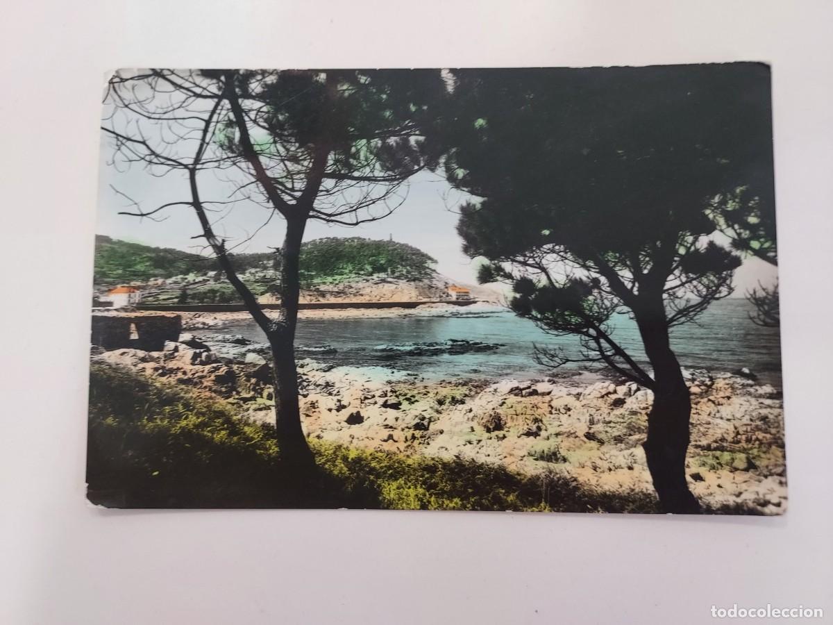 Postales: POSTAL BAYONA HOTEL ROMPEOLAS. A&Ntilde;OS 1950. SIN CIRCULAR. ARTIGOT 15. COLOREADA. PONTEVEDRA
