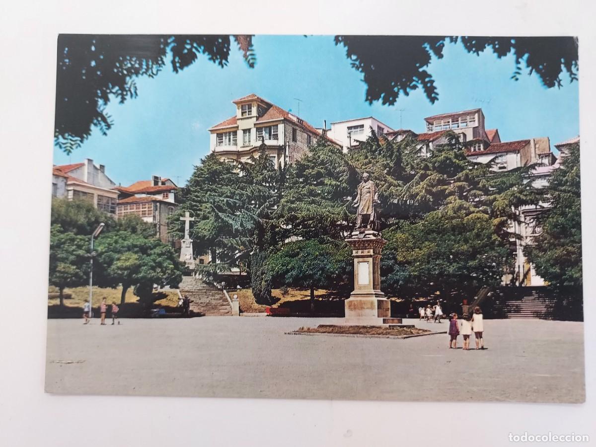 Postales: POSTAL EL FERROL DEL CAUDILLO PLAZA DEL MARQUES DE AMBOAGE. 1966. SIN CIRCULAR. CORU&Ntilde;A