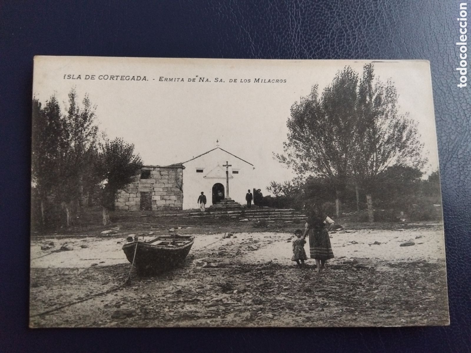 Postales: Postal Isla de Cortegada. Nuestra se&ntilde;ora de los milagros