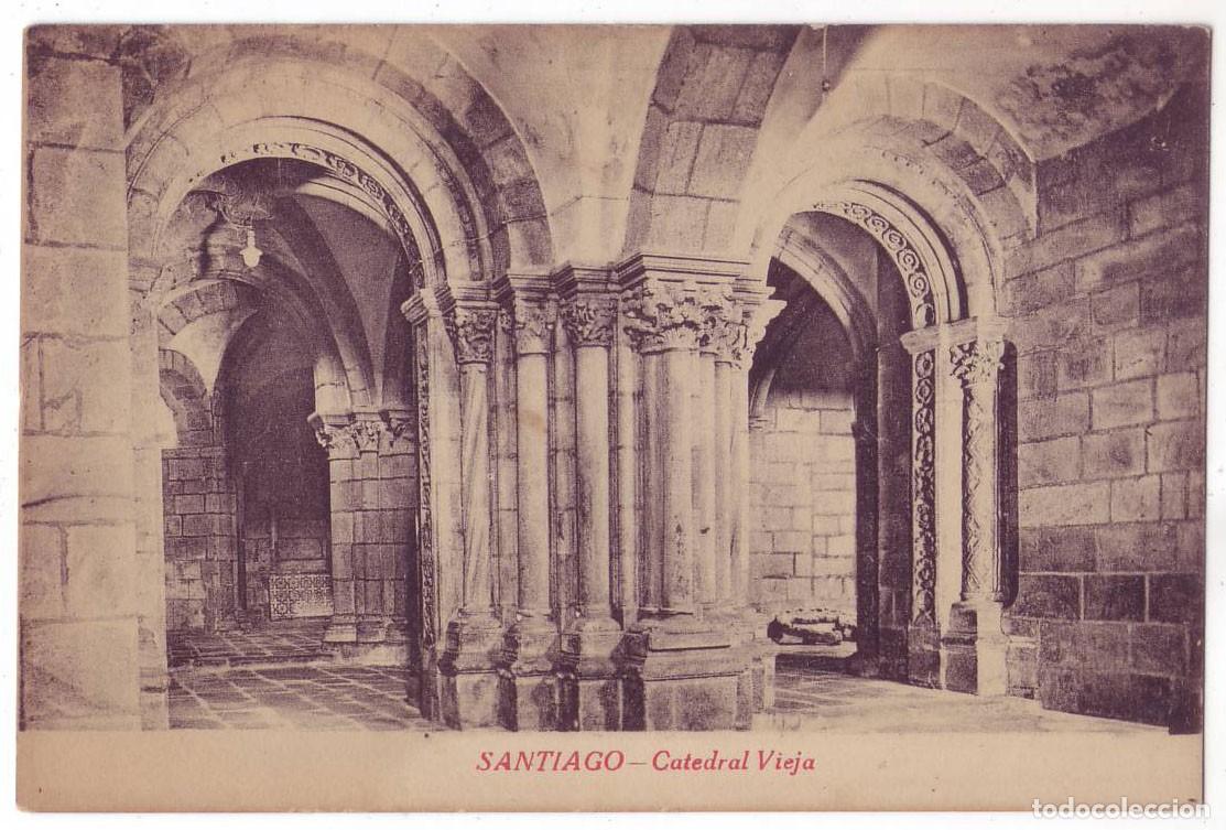 Postales: Santiago de Compostela: Catedral Vieja. El Sol. No circulada (A&ntilde;os 10)