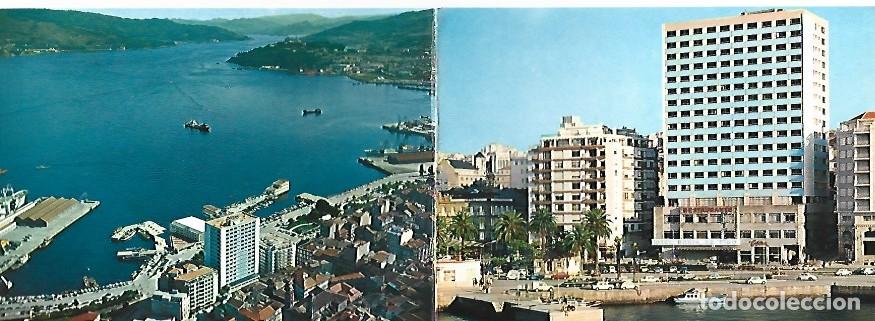 Postales: FELICITACION DEL HOTEL BAHIA DE VIGO.- VIGO
