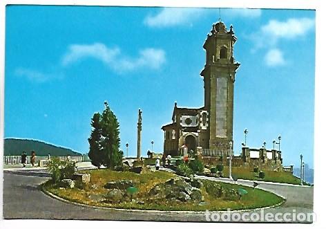 Postales: PARQUE MUNICIPAL DE LA GUIA. MONUMENTO AL SAGRADO CORAZON DE JESUS.- VIGO
