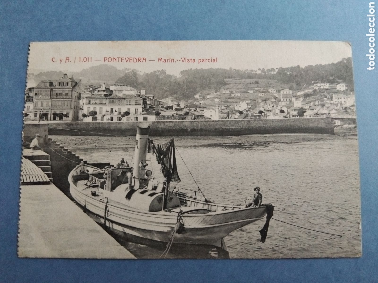 Postales: Postal Mar&iacute;n, Pontevedra. Vista parcial