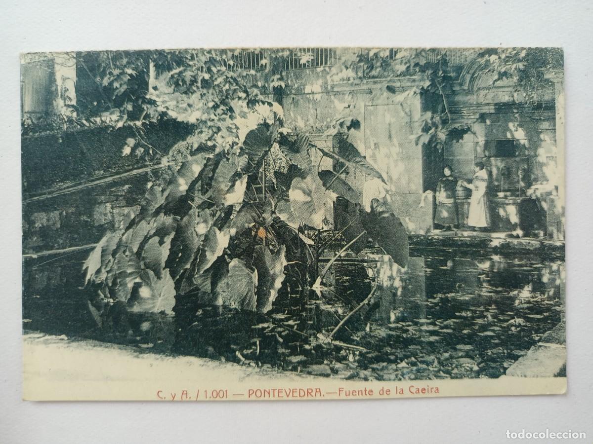 Postales: PONTEVEDRA. FUENTE DE LA CAEIRA - REPRODUCCION DIARIO DE PONTEVEDRA Y FUNDACION CAIXA GALICIA