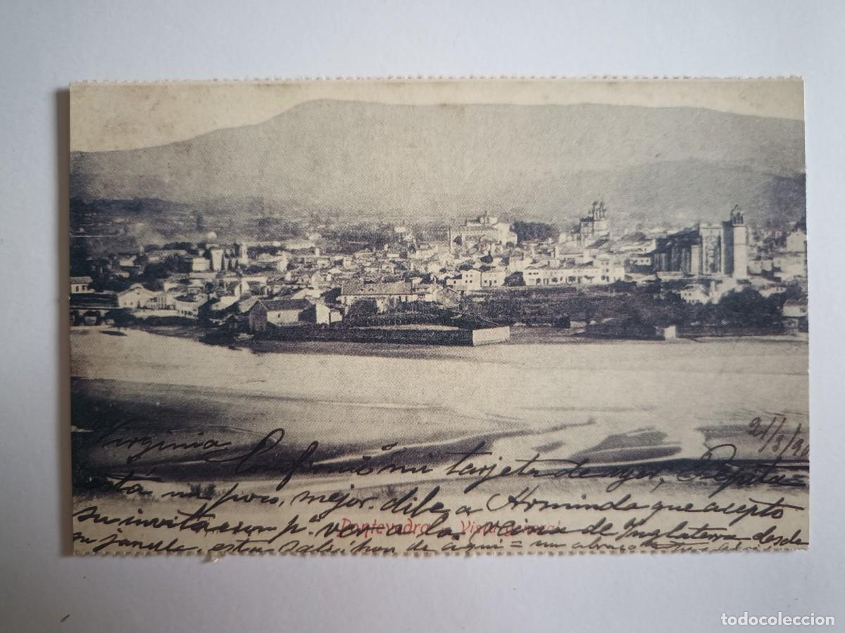 Postales: PONTEVEDRA. VISTA GENERAL - REPRODUCCION DIARIO DE PONTEVEDRA Y FUNDACION CAIXA GALICIA