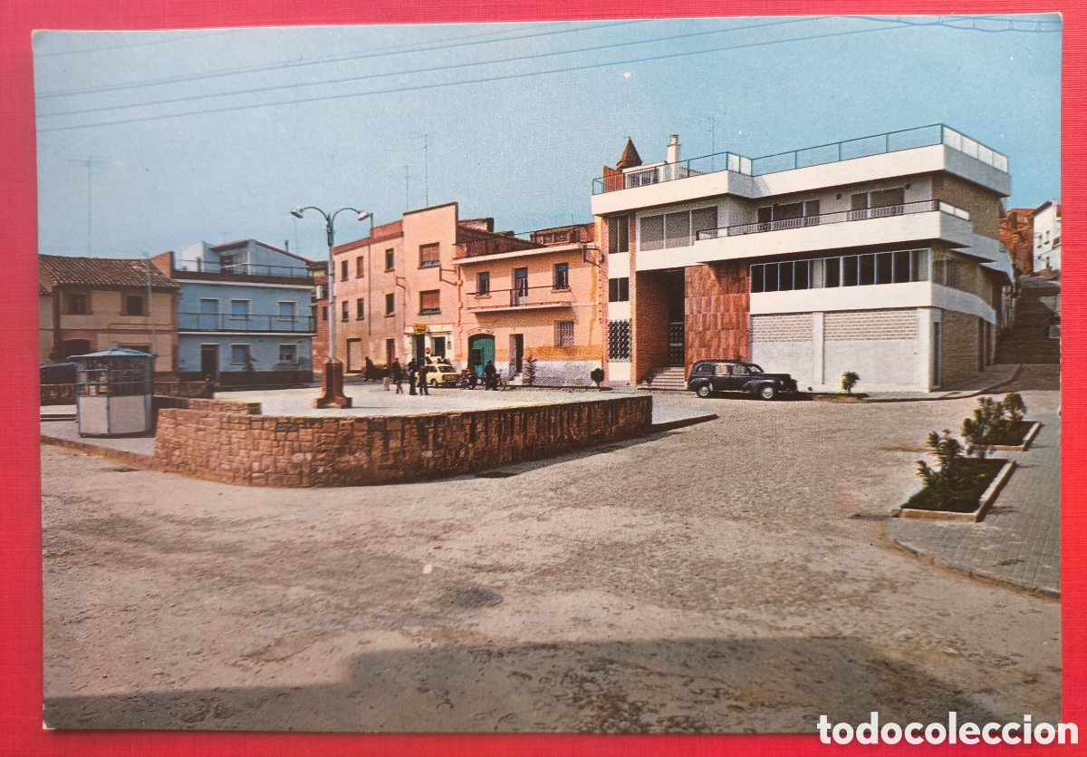 Postales: GRA&Ntilde;EN PLAZA ESPA&Ntilde;A POSTAL A COLOR HUESCA C. 1970