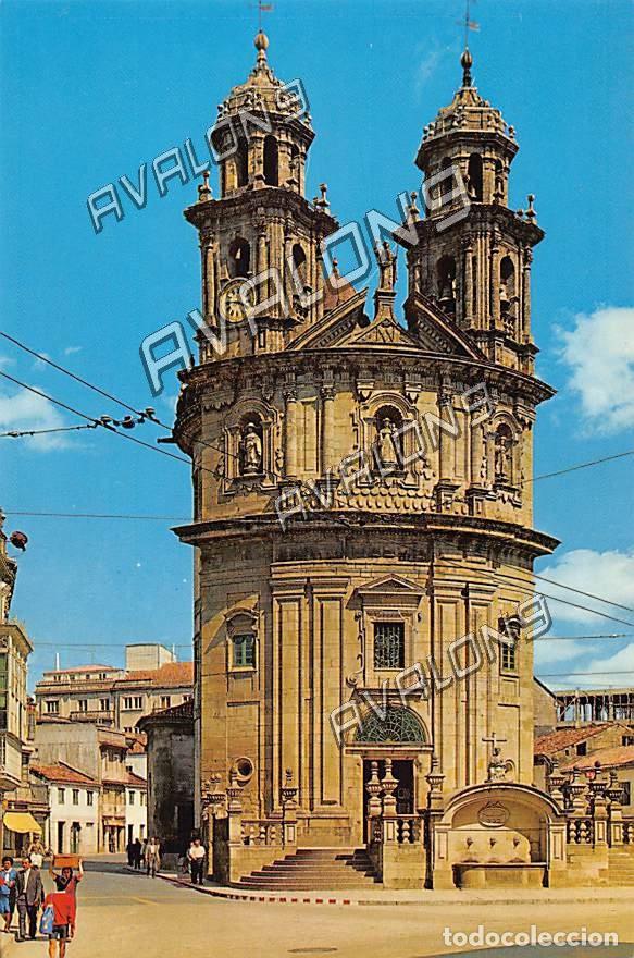 Postales: Iglesia de la Divina Peregrina, fachada principal (Pontevedra) - Sin Circular - A&ntilde;os 60