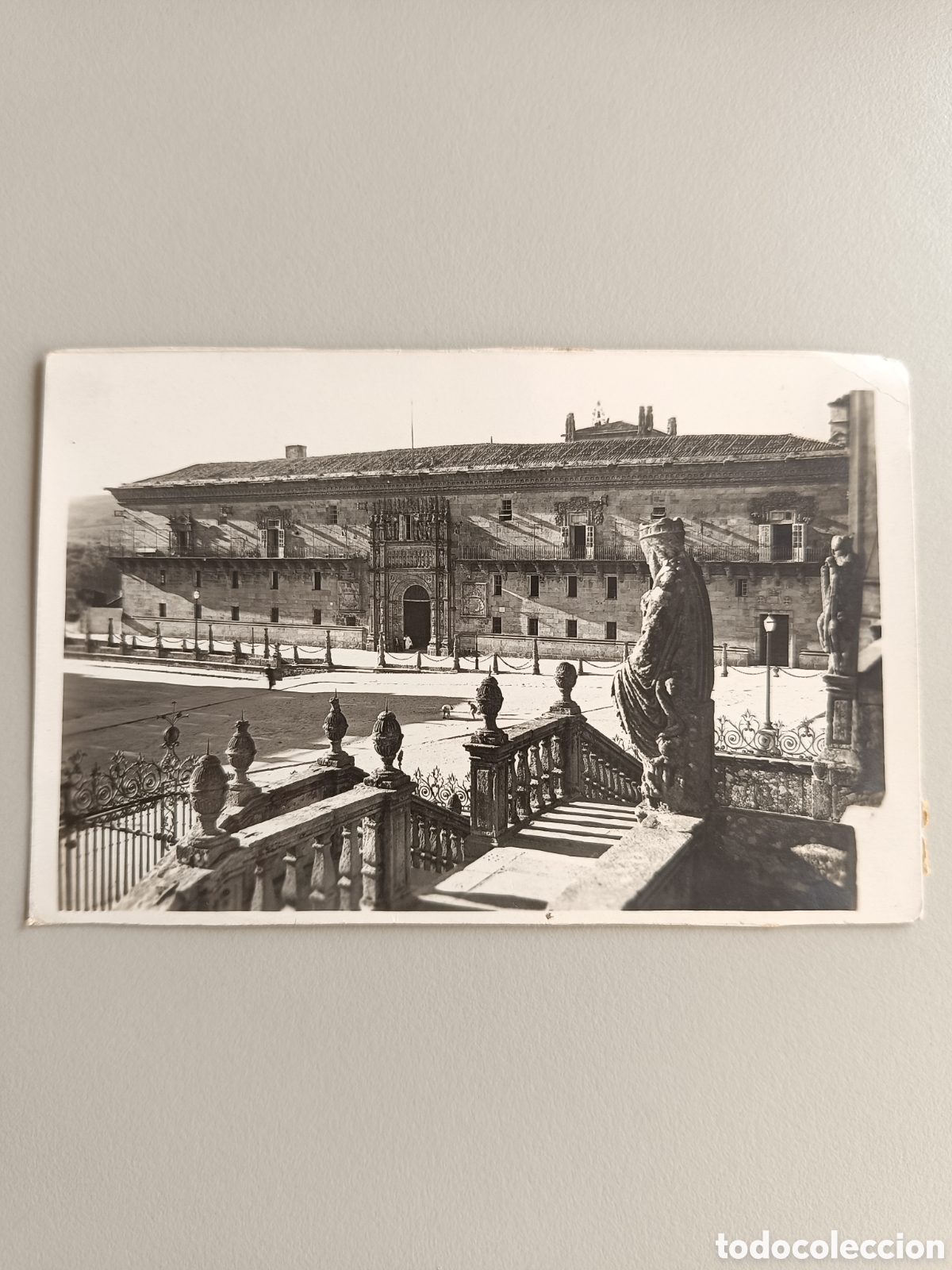 Postales: Tarjeta postal Santiago de Compostela Hospital de los Reyes cat&oacute;licos Ediciones Garc&iacute;a Garrabella