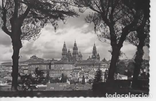 Postales: CORU&Ntilde;A SANTIAGO DE COMPOSTELA SIN ESCRIBIR