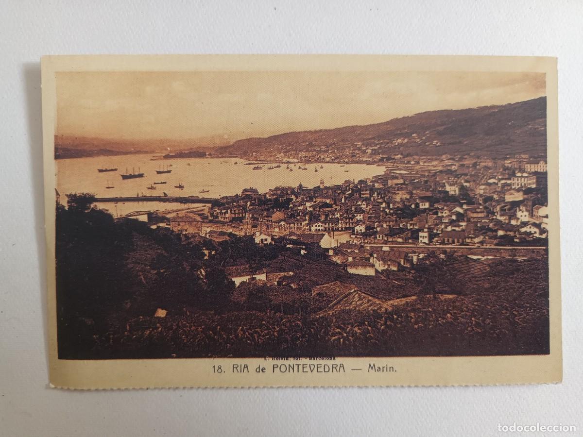 Postales: MARIN (PONTEVEDRA). RIA DE PONTEVEDRA - REPRODUCCION DIARIO DE PONTEVEDRA Y FUNDACION CAIXA GALICIA