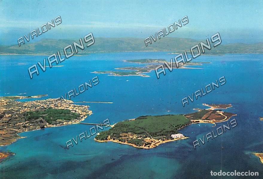 Postales: Vista a&eacute;rea de La Toja y el Grove (Pontevedra) - Sin Circular - A&ntilde;os 60 o 70