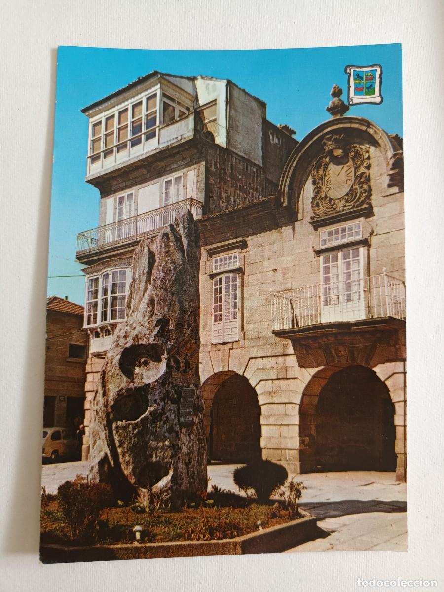 Postales: BAYONA LA REAL (PONTEVEDRA). MONUMENTO A LA CARABELA LA PINTA (1969)