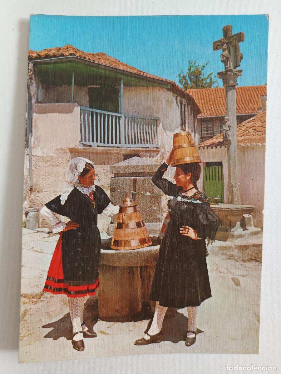 Postales: GALICIA. REXOUBANDO (1967) - MUJERES TRAJE TIPICO. SELLA. CRUCERO - FRANQUEO