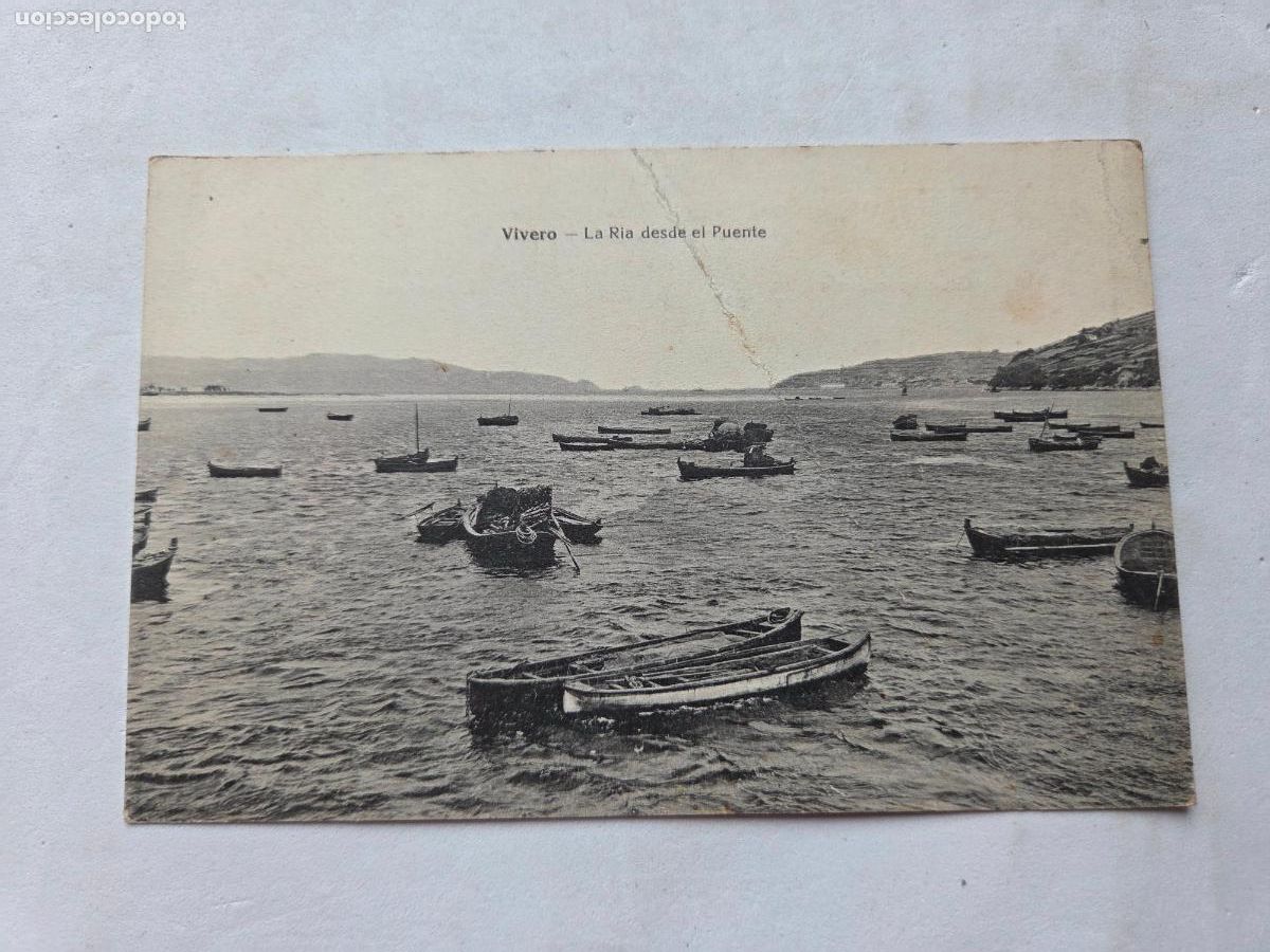 Postkarten: VIVERO - LUGO - GALICIA -LA RIA DESDE EL PUENTE DOBLEZ Z1