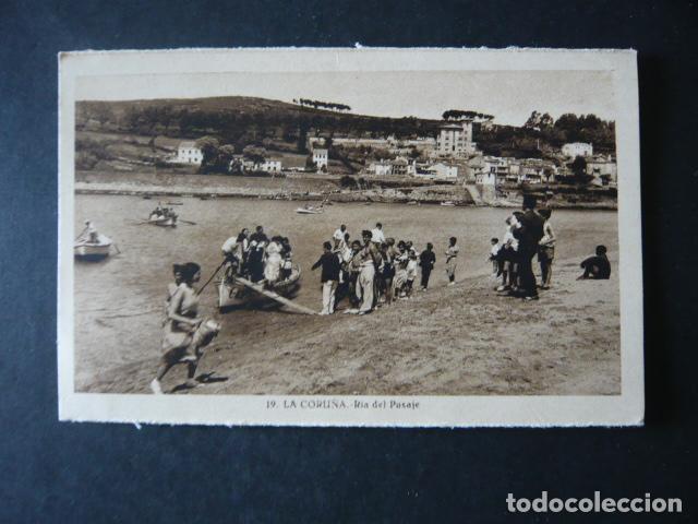 Postales: LA CORU&Ntilde;A RIA DEL PASAJE