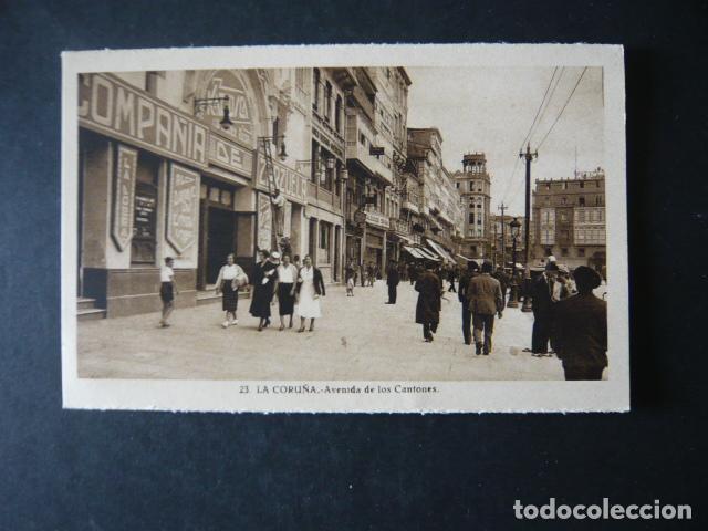 Postales: LA CORU&Ntilde;A AVENIDA DE LOS CANTONES - Foto 1