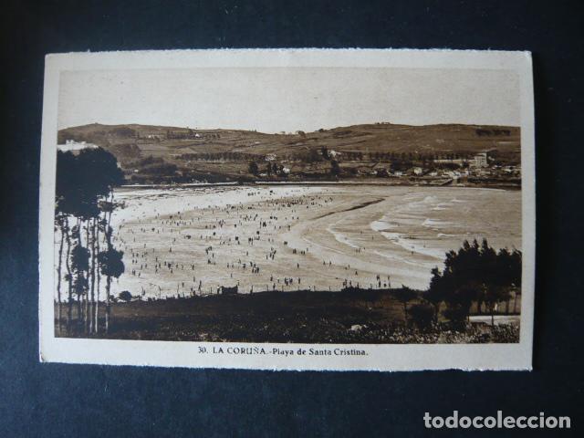 Postkarten: LA CORU&Ntilde;A PLAYA DE SANTA CRISTINA