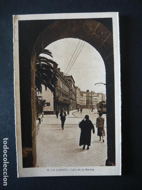 Cartoline: LA CORU&Ntilde;A CALLE DE LA MARINA