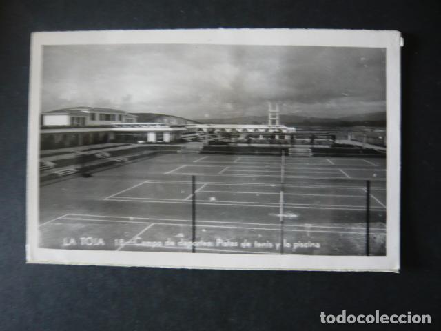 Cartes Postales: LA TOJA PONTEVEDRA CAMPO DE DEPORTES PISTAS DE TENIS Y LA PISCINA