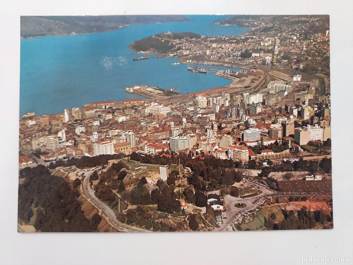 Postales: POSTAL VIGO VISTA AEREA. 1972. SIN CIRCULAR. PONTEVEDRA. FAMA 3308