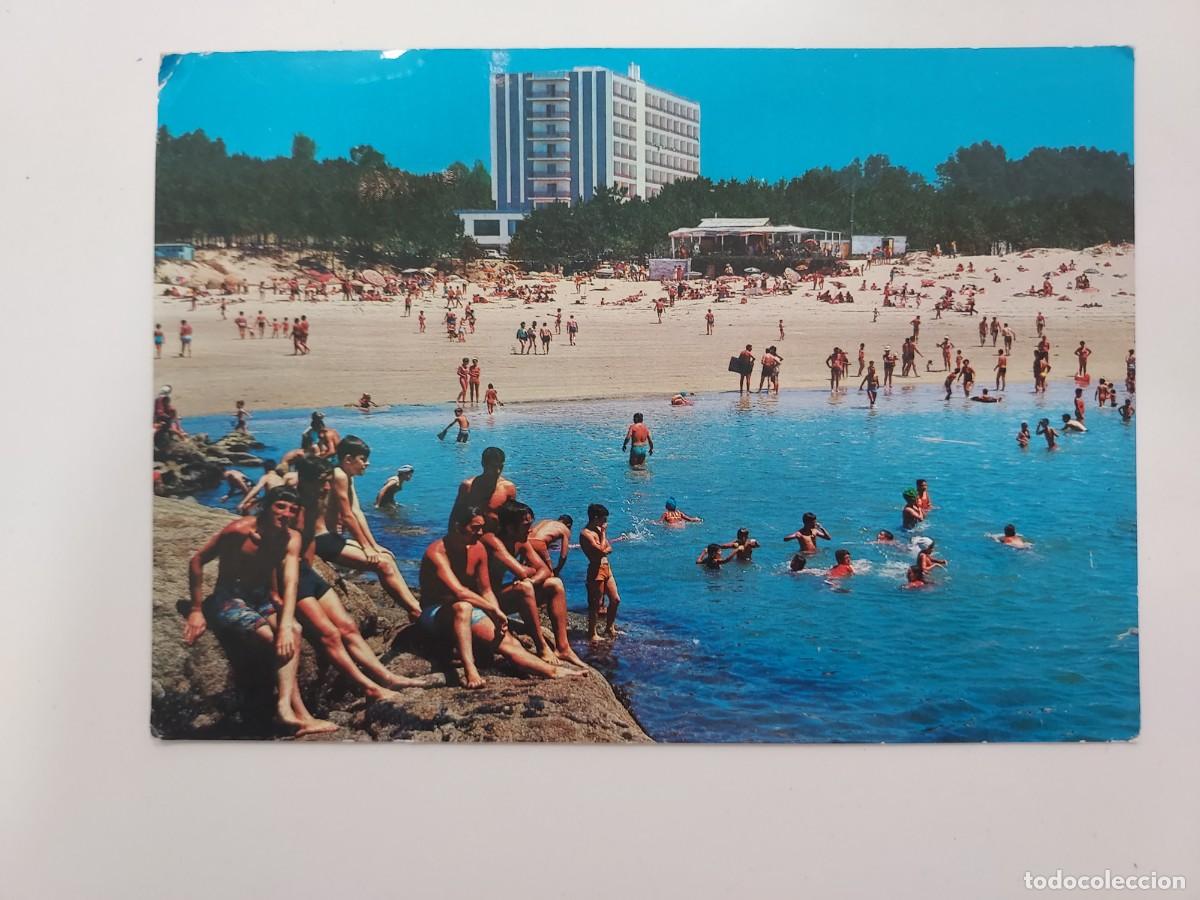 Postales: POSTAL VIGO PLAYAS DE CORUJO Y SAMIL. 1970. CIRCULADA. PONTEVEDRA. ARRIBAS 2127
