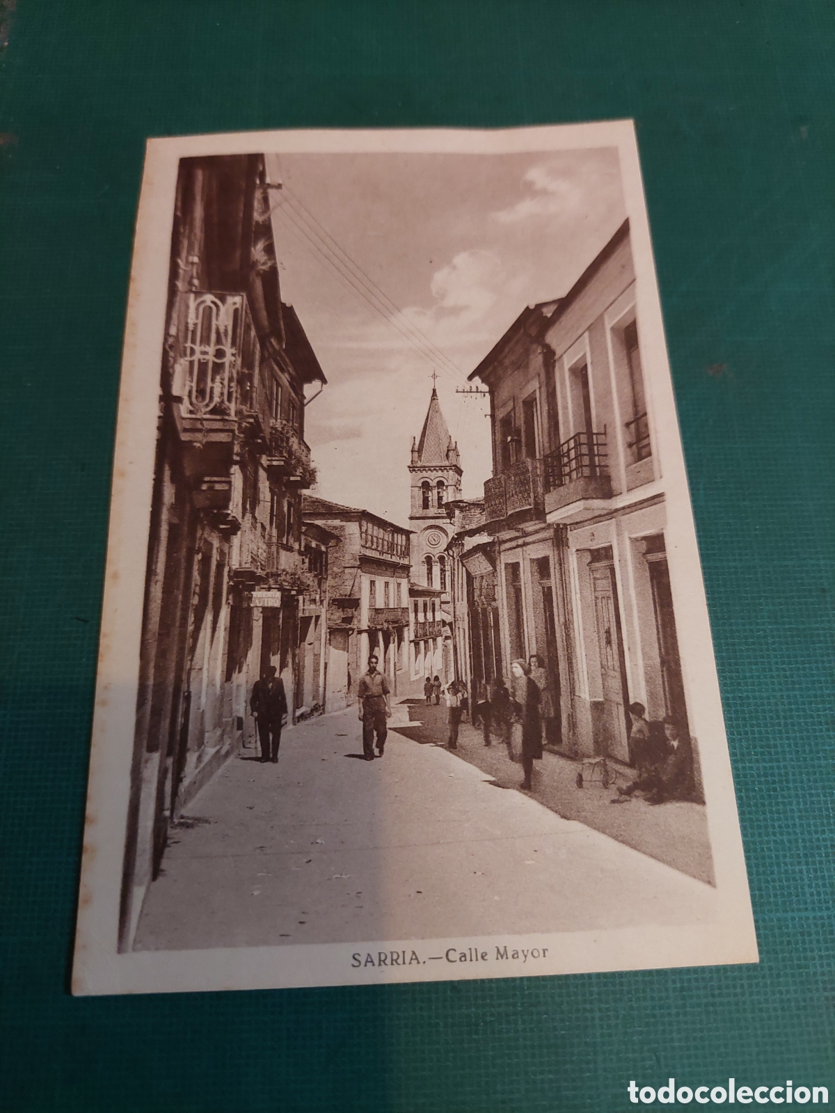Postales: POSTAL SARRIA CALLE MAYOR LUGO