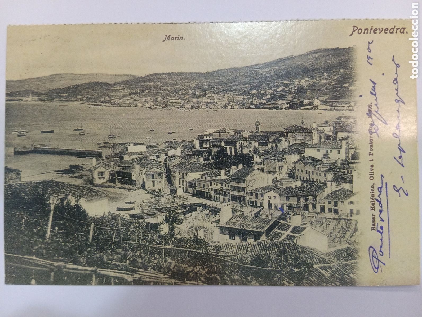 Postales: Tarjeta Postal *El Progreso* Pontevedra - Mar&iacute;n