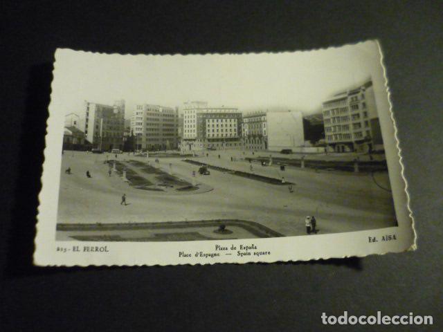 Postais: EL FERROL LA CORU&Ntilde;A PLAZA DE ESPA&Ntilde;A ED. AISA