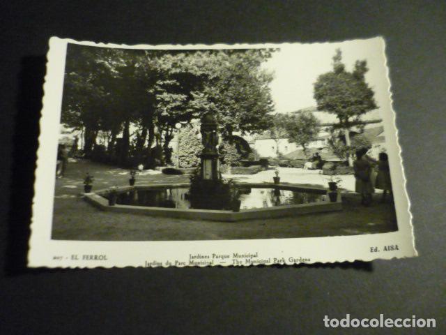 Postais: EL FERROL LA CORU&Ntilde;A JARDINES PARQUE MUNICIPAL ED. AISA