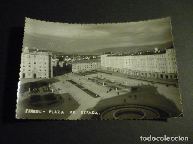 Postkarten: EL FERROL LA CORU&Ntilde;A PLAZA DE ESPA&Ntilde;A