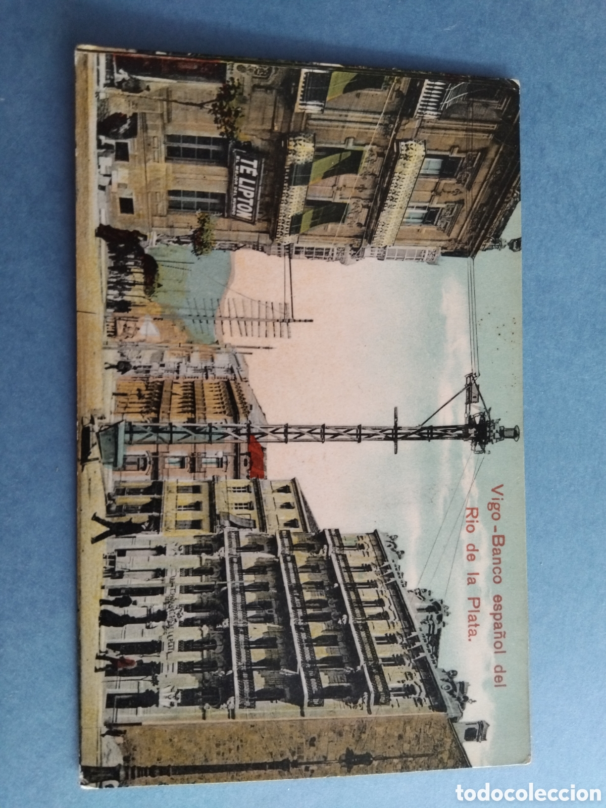Postales: Postal Vigo Banco espa&ntilde;ol del R&iacute;o de la plata