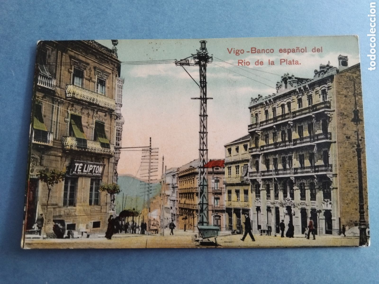 Postales: Postal Vigo Banco espa&ntilde;ol del R&iacute;o de la plata