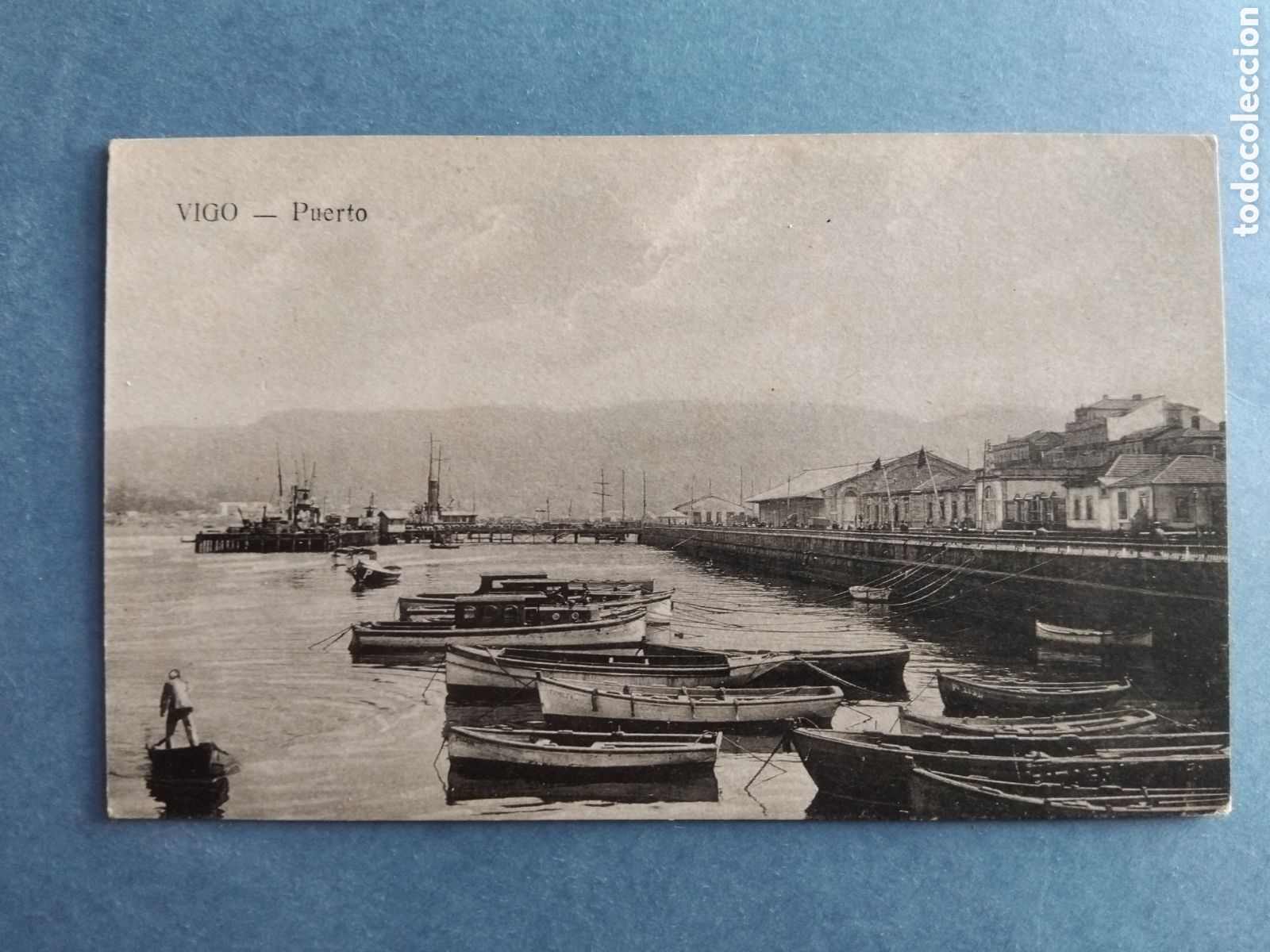 Postales: Tarjeta postal Vigo. Puerto