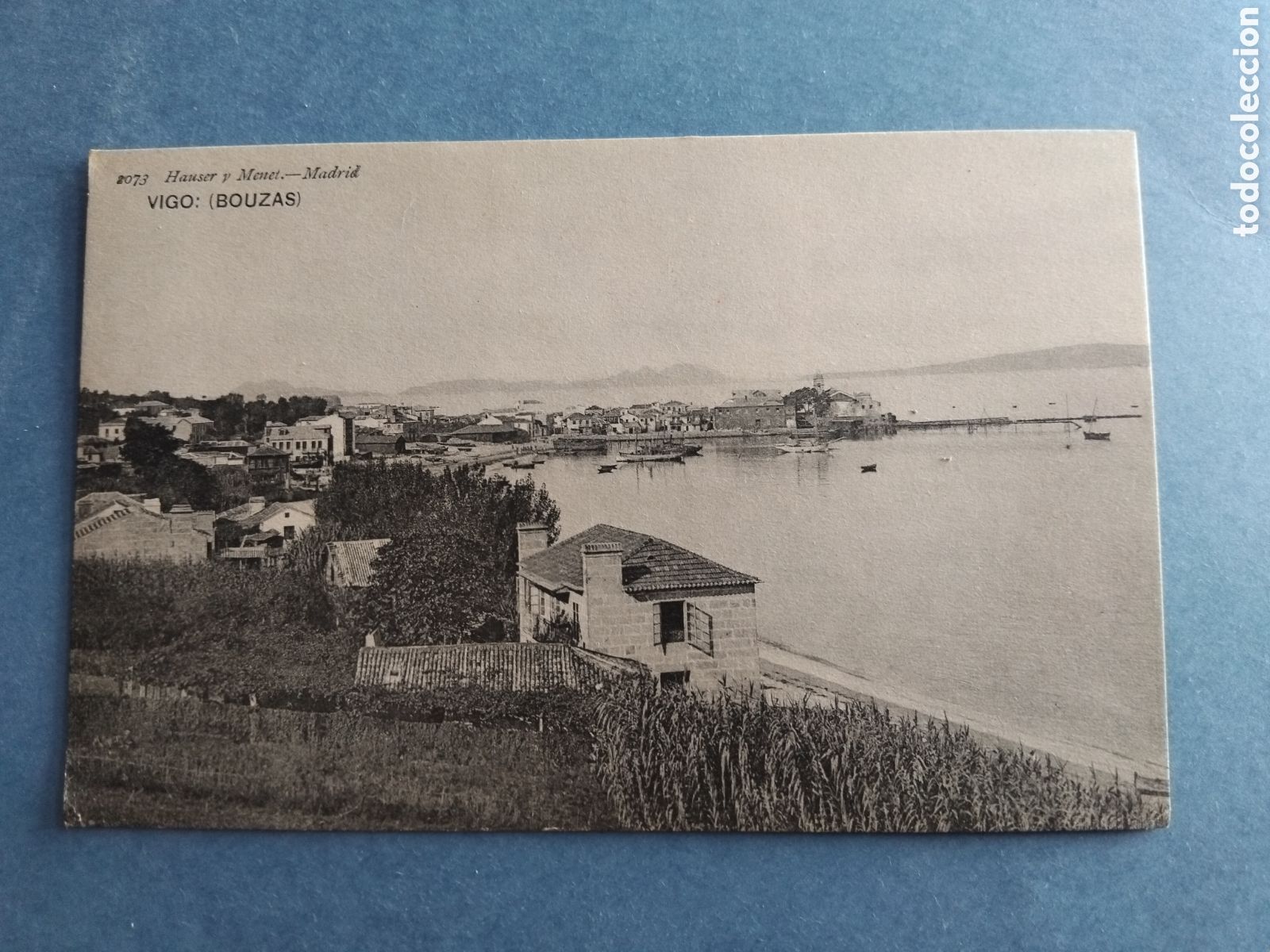 Postales: Postal Vigo. Bouzas. Hauser y Menet