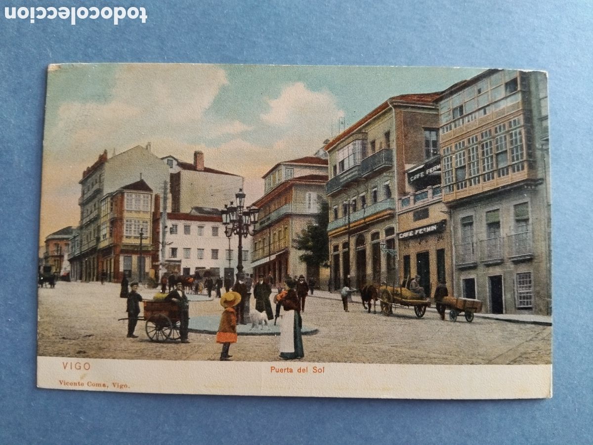 Postales: Postal Vigo. Puerta del Sol
