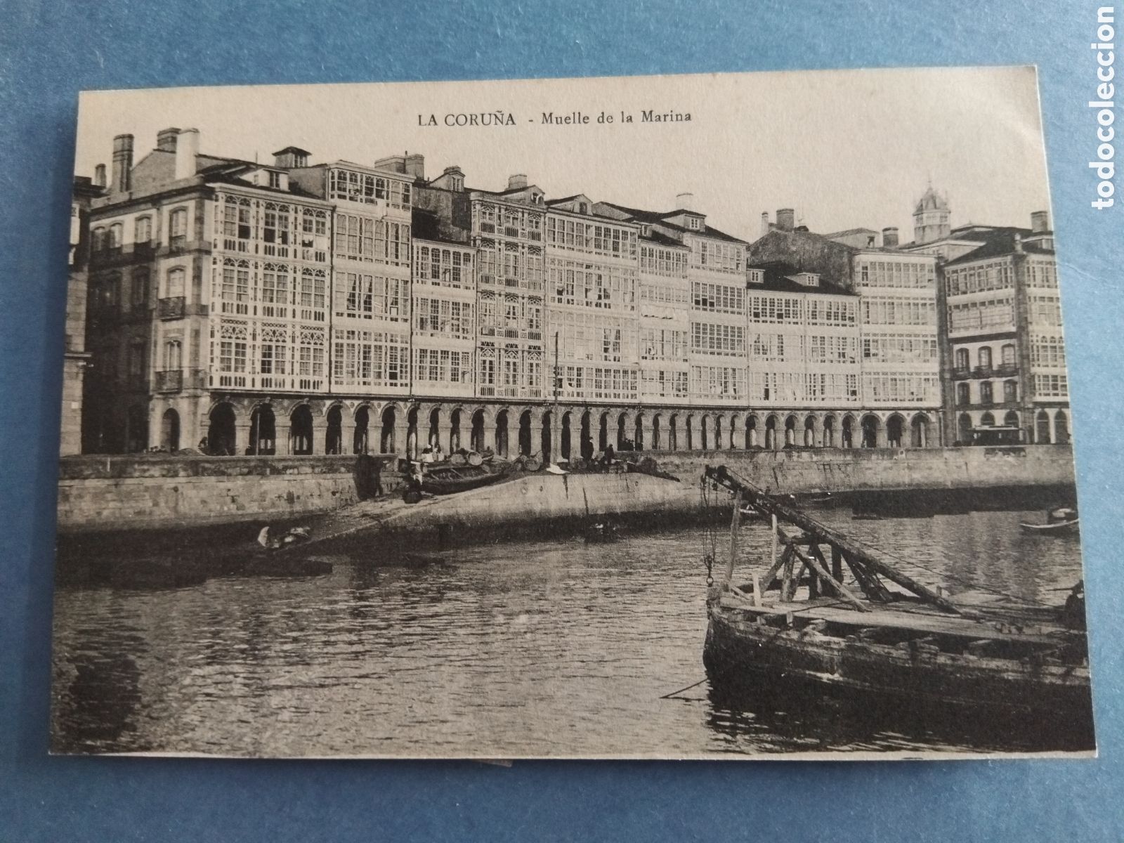 Postales: Postal La Coru&ntilde;a. Muelle de la Marina